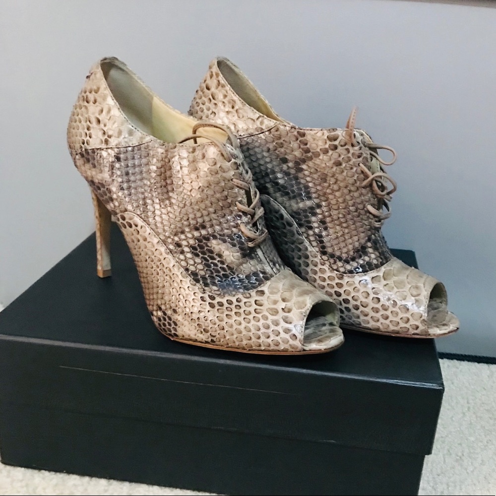 Python Lace Up Bootie - image 1